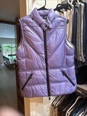 Moncler Lavender Quilted Down Vest